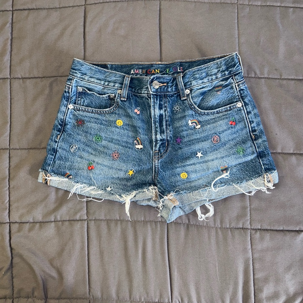 American Eagle Outfitters Blue Denim Women's Shorts